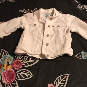 White jean jacket